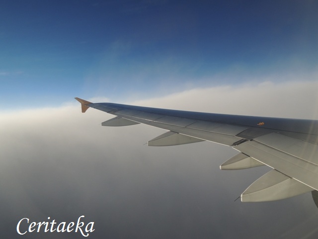 View on Jakarta-Hongkong flight. Luv it!